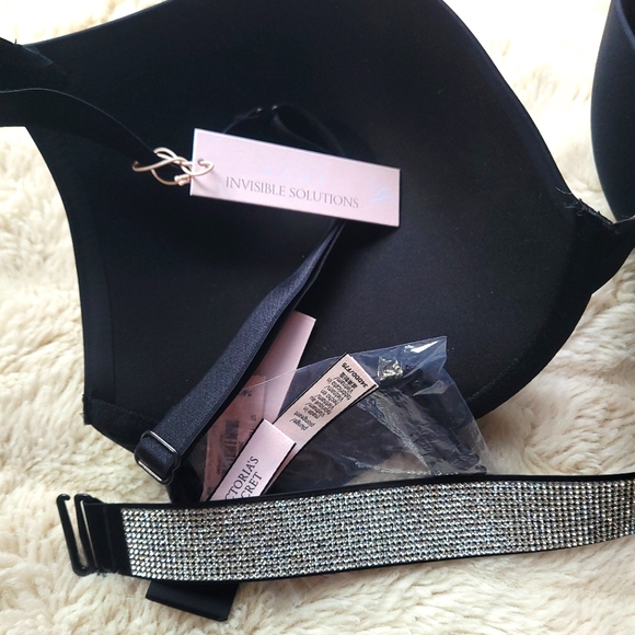 🍒NWT🍒 VS BARE PUNGE CONVERTIBLE INVISIBLE SOLUTION BLING BRA - Picture 6 of 6